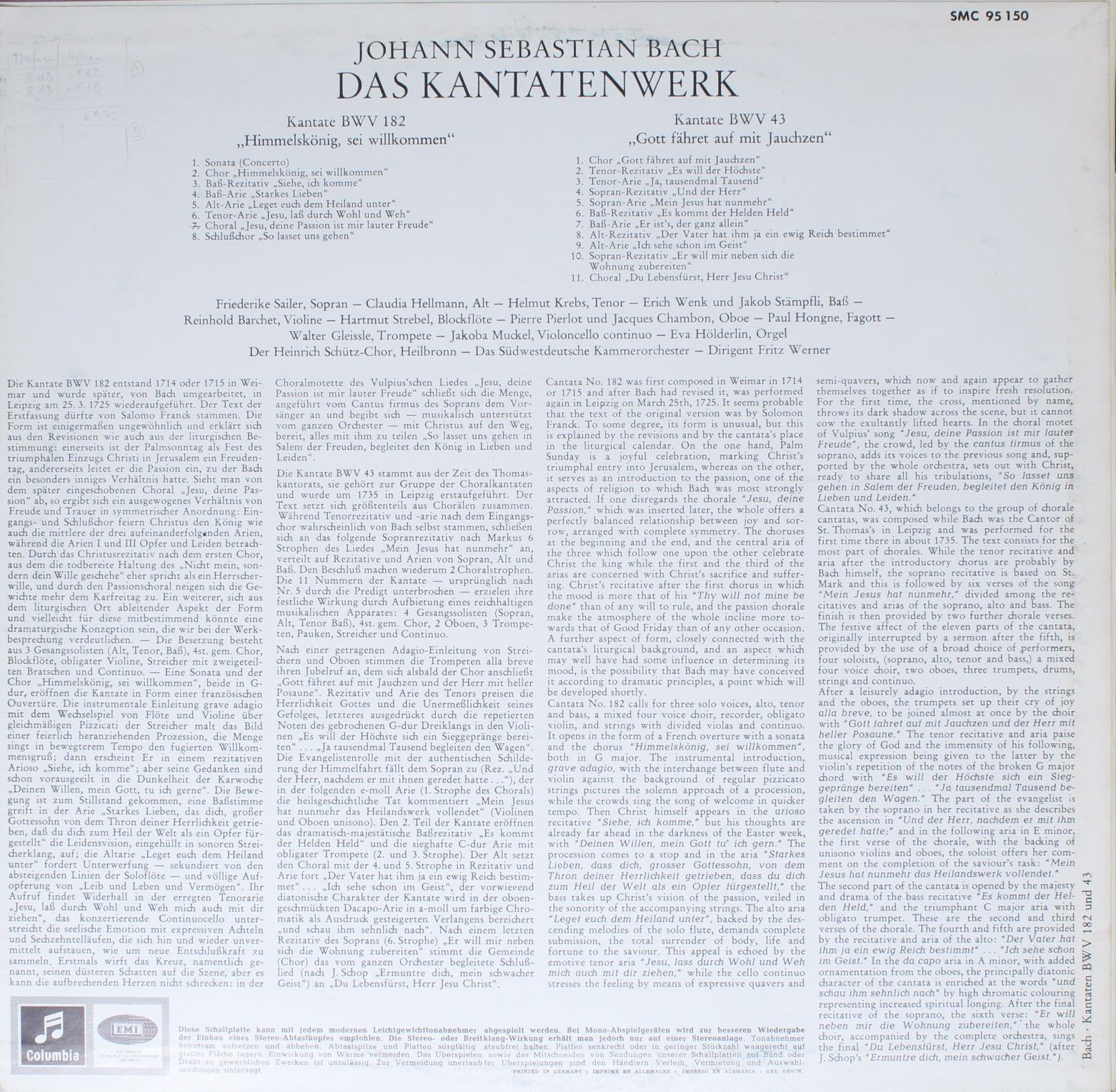 Christophorus CGLP 75765 - Johann Sebastian Bach, Friederike Sai - Image 2