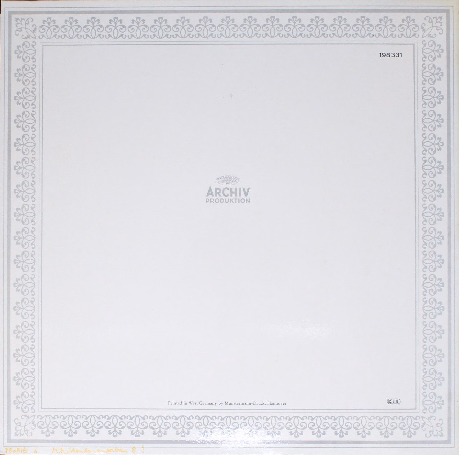 Archiv Produktion 198 331 - Johann Sebastian Bach - Herz Und Mun - Image 2