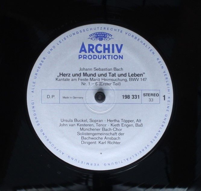 Archiv Produktion 198 331 - Johann Sebastian Bach - Herz Und Mun - Image 5