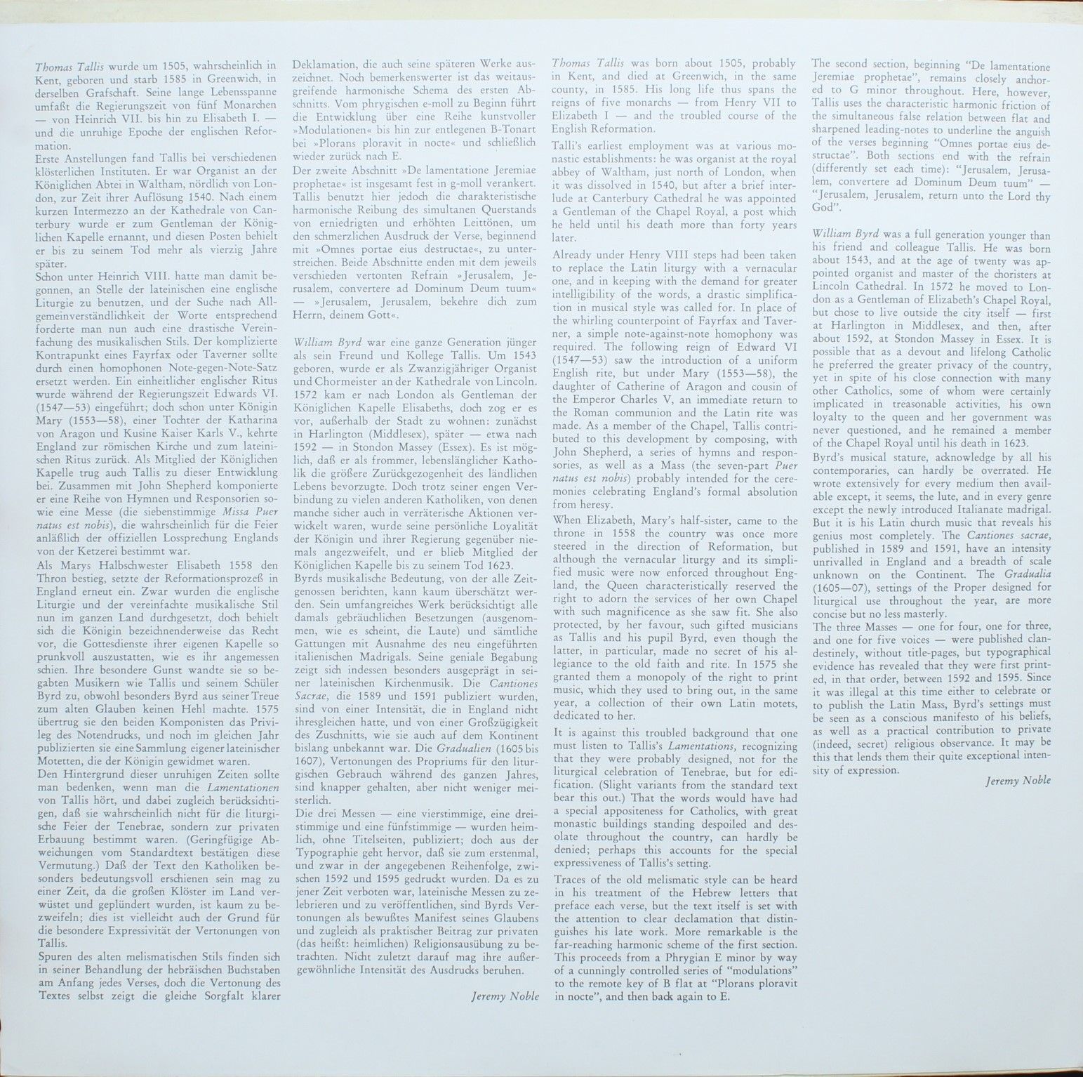 Archiv Produktion 2533 113 - Thomas Tallis, William Byrd, Pro Ca - Image 3