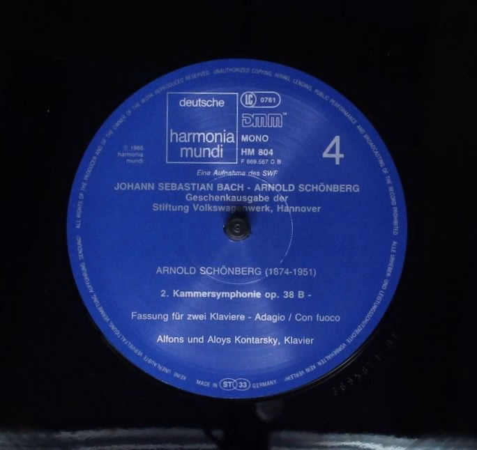 Deutsche Harmonia Mundi HM 803 - Johann Sebastian Bach, Arnold S - Image 8