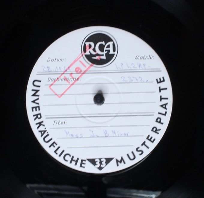 RCA Red Seal LM-6157/ 1-3 - Johann Sebastian Bach - Messe In H=M - Image 8