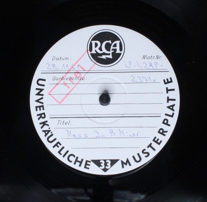 RCA Red Seal LM-6157/ 1-3 - Johann Sebastian Bach - Messe In H=M - Image 9
