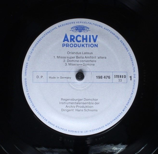 Archiv Produktion 198 476 - Roland de Lassus, Regensburger Domch - Image 5