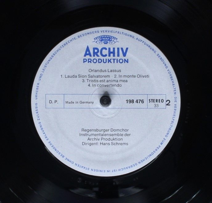 Archiv Produktion 198 476 - Roland de Lassus, Regensburger Domch - Image 6