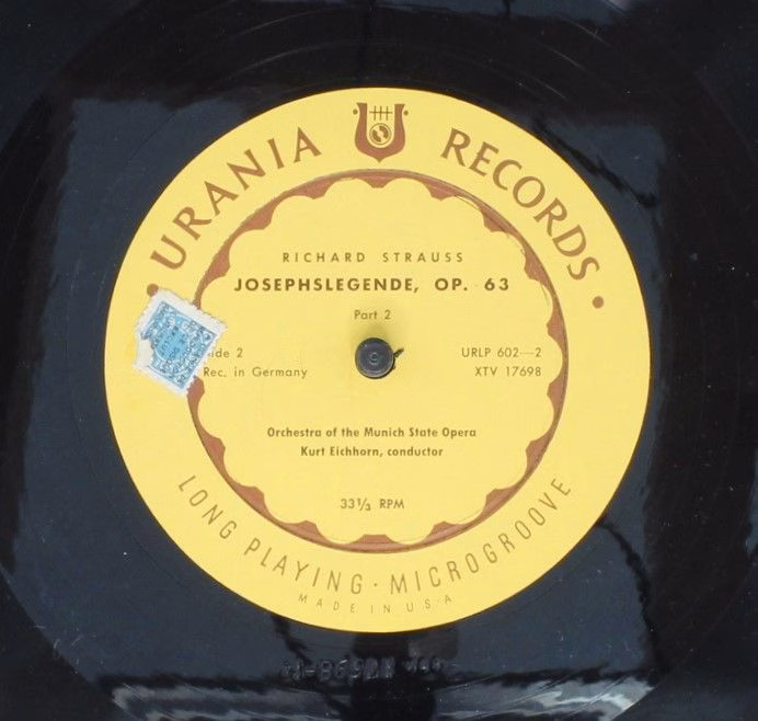 Urania Records (3) URLP 602 - Richard Strauss, Bayerisches Staat - Image 4