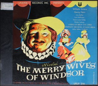 Urania Records (3) URLP 214 - Otto Nicolai, Wilhelm Strienz, Geo