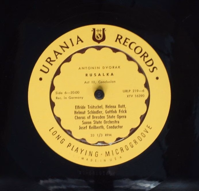 Urania Records (3) URLP 219 - Antonín Dvořák, Joseph Keilberth - - Image 5
