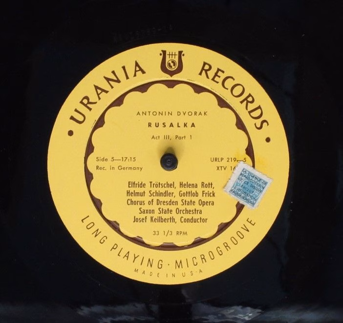 Urania Records (3) URLP 219 - Antonín Dvořák, Joseph Keilberth - - Image 7