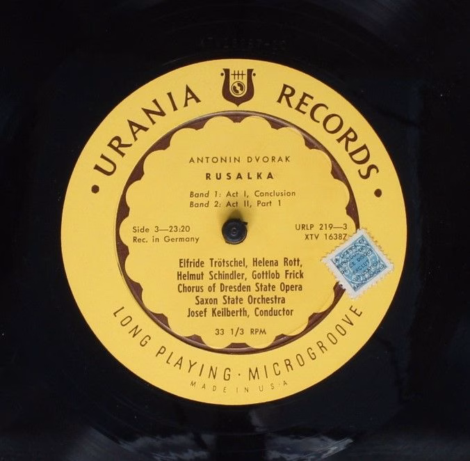 Urania Records (3) URLP 219 - Antonín Dvořák, Joseph Keilberth - - Image 8