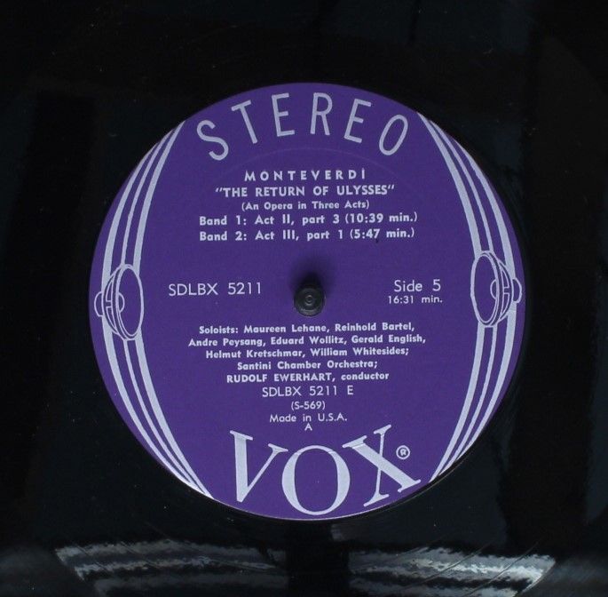 VOX (6) SDLBX 5211 - Claudio Monteverdi, Santini Chamber Orchest - Image 9