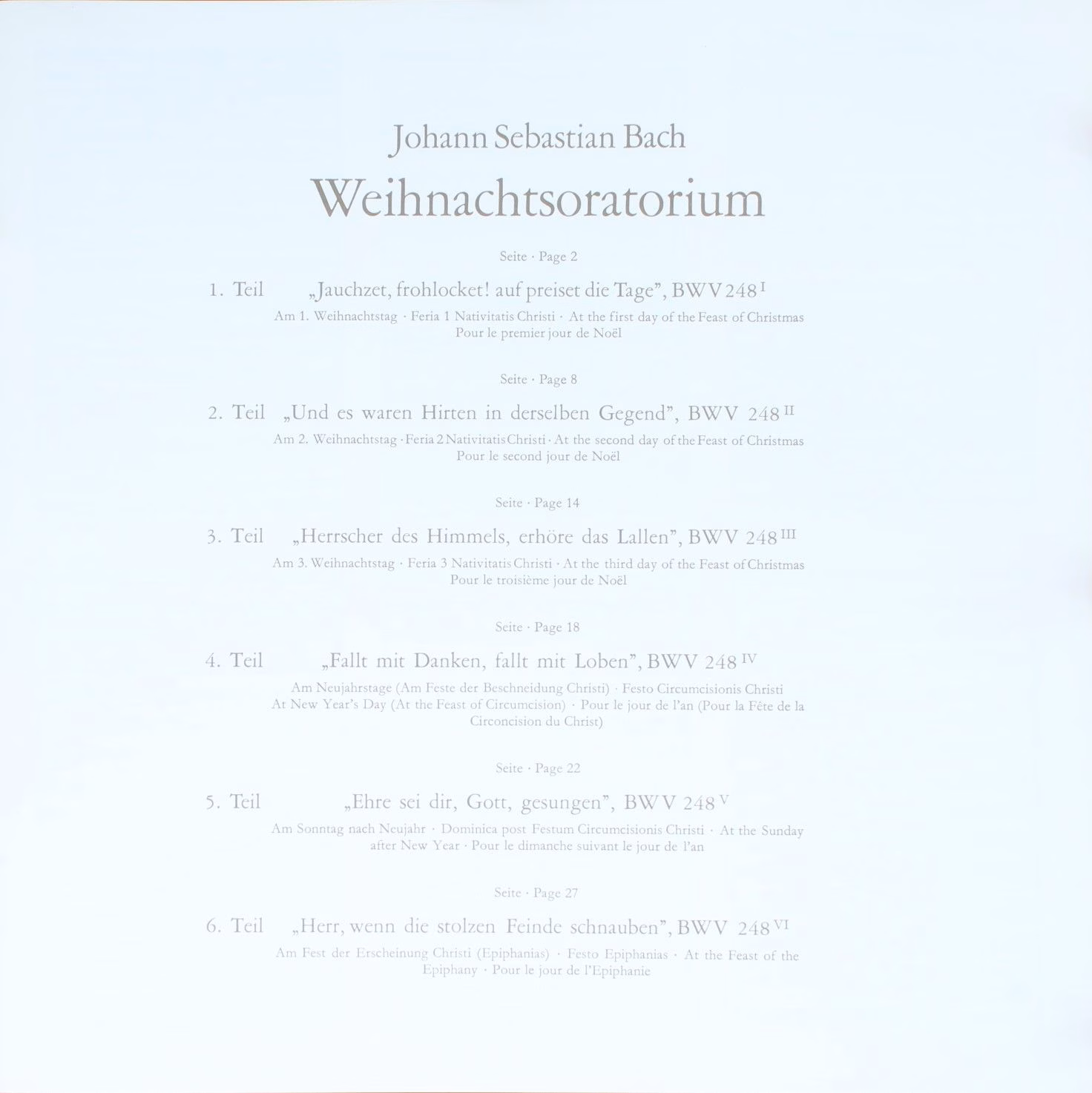 Telefunken SKH 25-T/1-3 - Johann Sebastian Bach, Nikolaus Harnon - Image 5