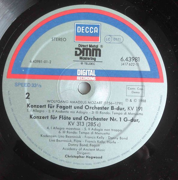 DECCA 6.43981 AZ - Wolfgang Amadeus Mozart, Lisa Beznosiuk, Fran - Image 5