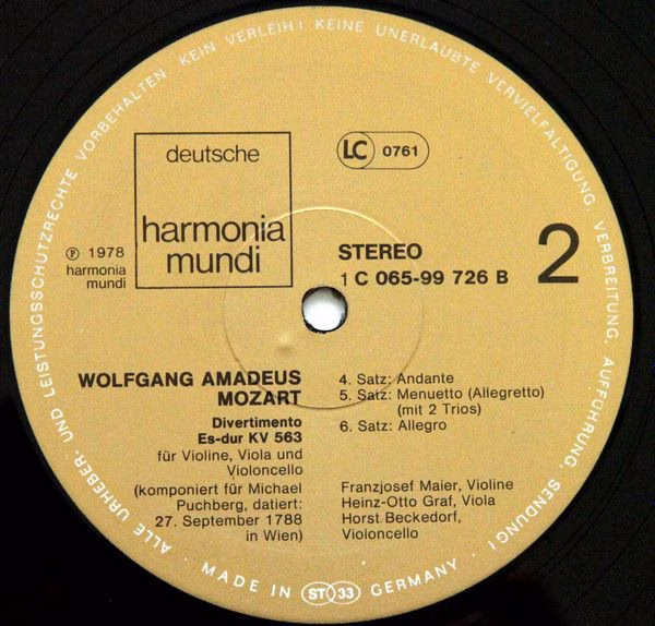 Deutsche Harmonia Mundi 1C 065-99 726 - Wolfgang Amadeus Mozart, - Image 4