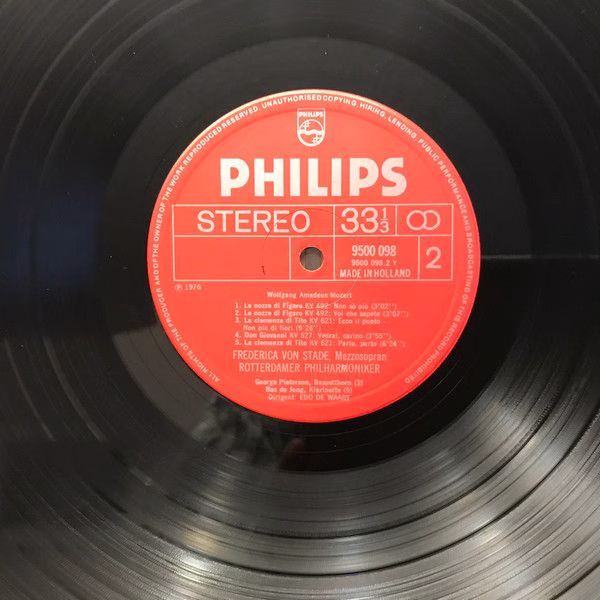 Philips 9500 098 - Wolfgang Amadeus Mozart, Gioacchino Rossini, - Image 4