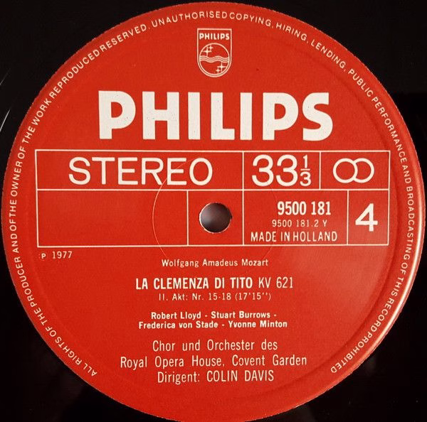 Philips 6703 079 - Wolfgang Amadeus Mozart, Sir Colin Davis, Jan - Image 8
