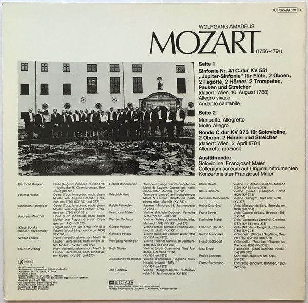 Deutsche Harmonia Mundi 1C 065-99 673 Q - Wolfgang Amadeus Mozar - Image 4