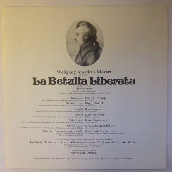 Philips 6703 087 [61] - Wolfgang Amadeus Mozart, Rundfunkchor Be - Image 3