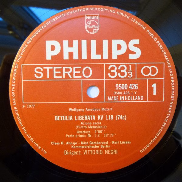 Philips 6703 087 [61] - Wolfgang Amadeus Mozart, Rundfunkchor Be - Image 4
