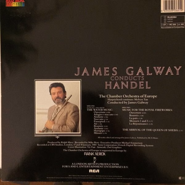 RCA RL85364 - James Galway, Georg Friedrich Händel, The Chamber - Image 2