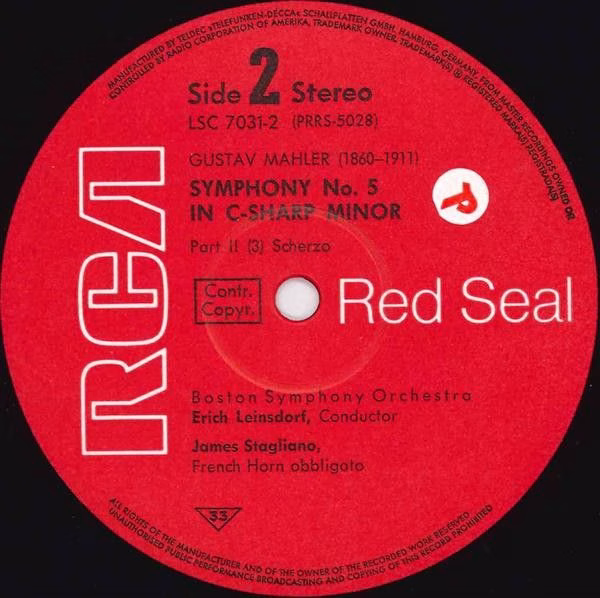 RCA Red Seal LSC 7031/1-2 - Gustav Mahler, Alban Berg, Erich Lei - Image 5