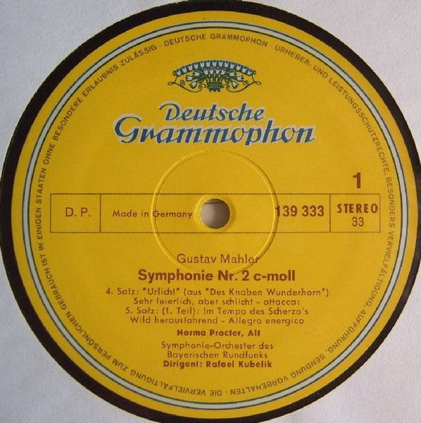 Deutsche Grammophon 139 332/33 SLPM - Gustav Mahler, Edith Mathi - Image 7