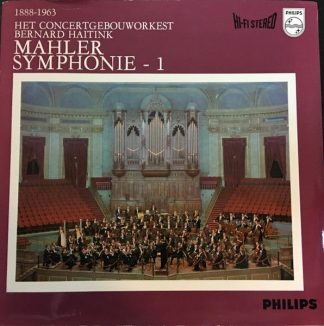 Philips 835 127 AY - Gustav Mahler, Concertgebouworkest, Bernard