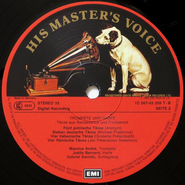 His Master's Voice Digital 1C 067-43 209 T - Maurice André, Joël - Image 4