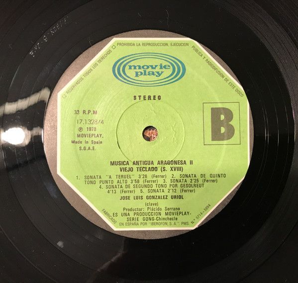 Movieplay 17.1328/4 - José Luis González Uriol - Música Antigua - Image 4