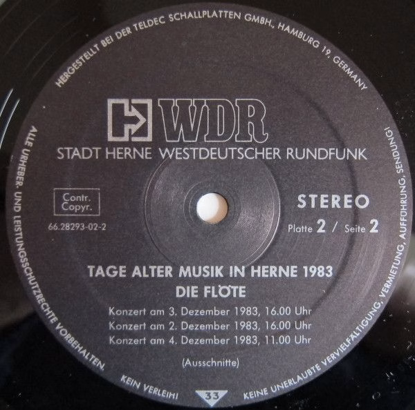 Stadt Herne 66.28293 - Various - Tage Alter Musik In Herne 1983. - Image 12