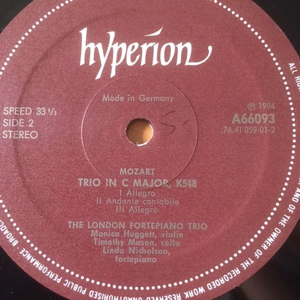 hyperion A66093 - Wolfgang Amadeus Mozart, The London Fortepiano - Image 3