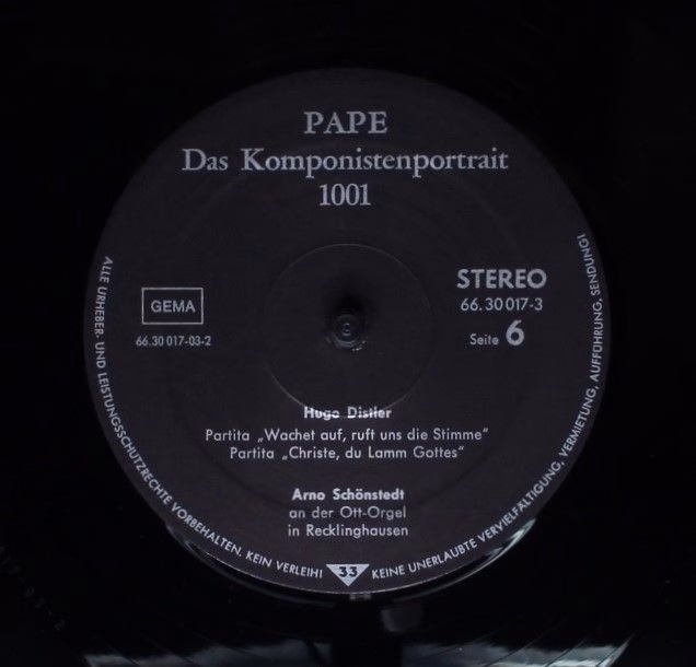 Pape (2) FSM 83781 - Hugo Distler, Arno Schönstedt - Das Orgelwe - Image 10