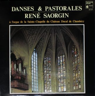 harmonia mundi France HM 1059 - René Saorgin - Danses & Pastoral