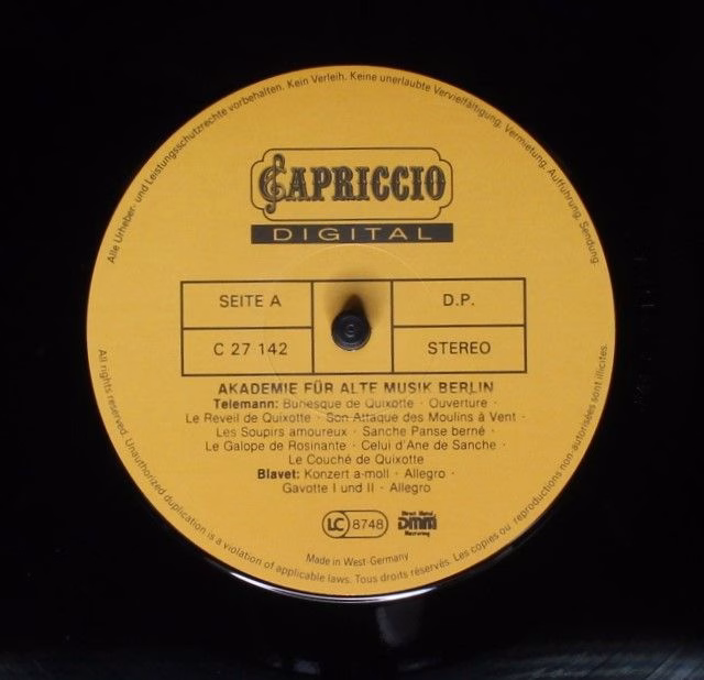 Capriccio Digital C 27 142 - Georg Philipp Telemann, Michel Blav - Image 3