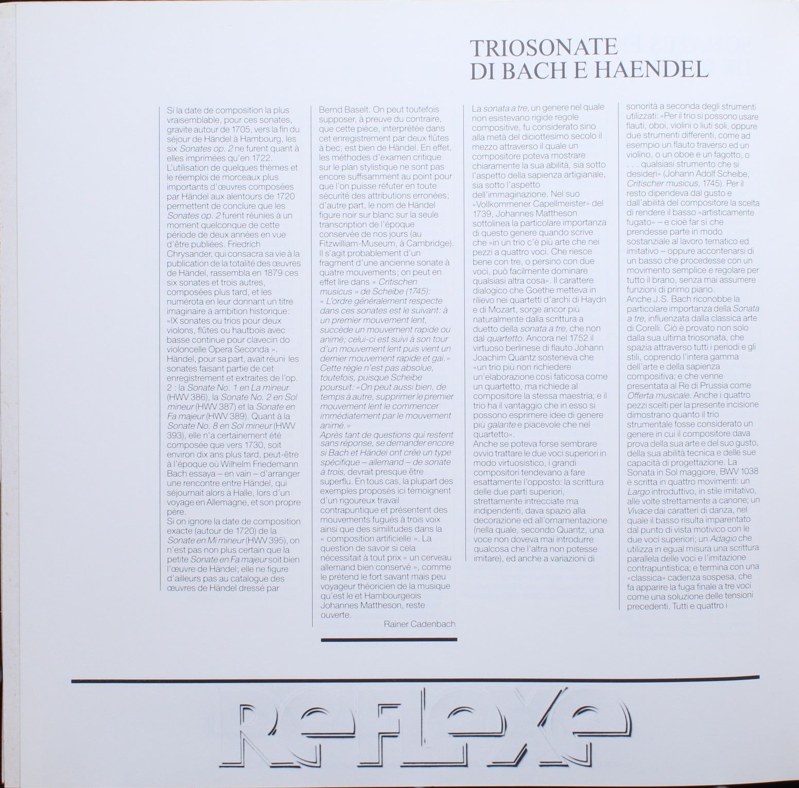 His Master's Voice 27 00 83 3 - Johann Sebastian Bach, Georg Fri - Image 3