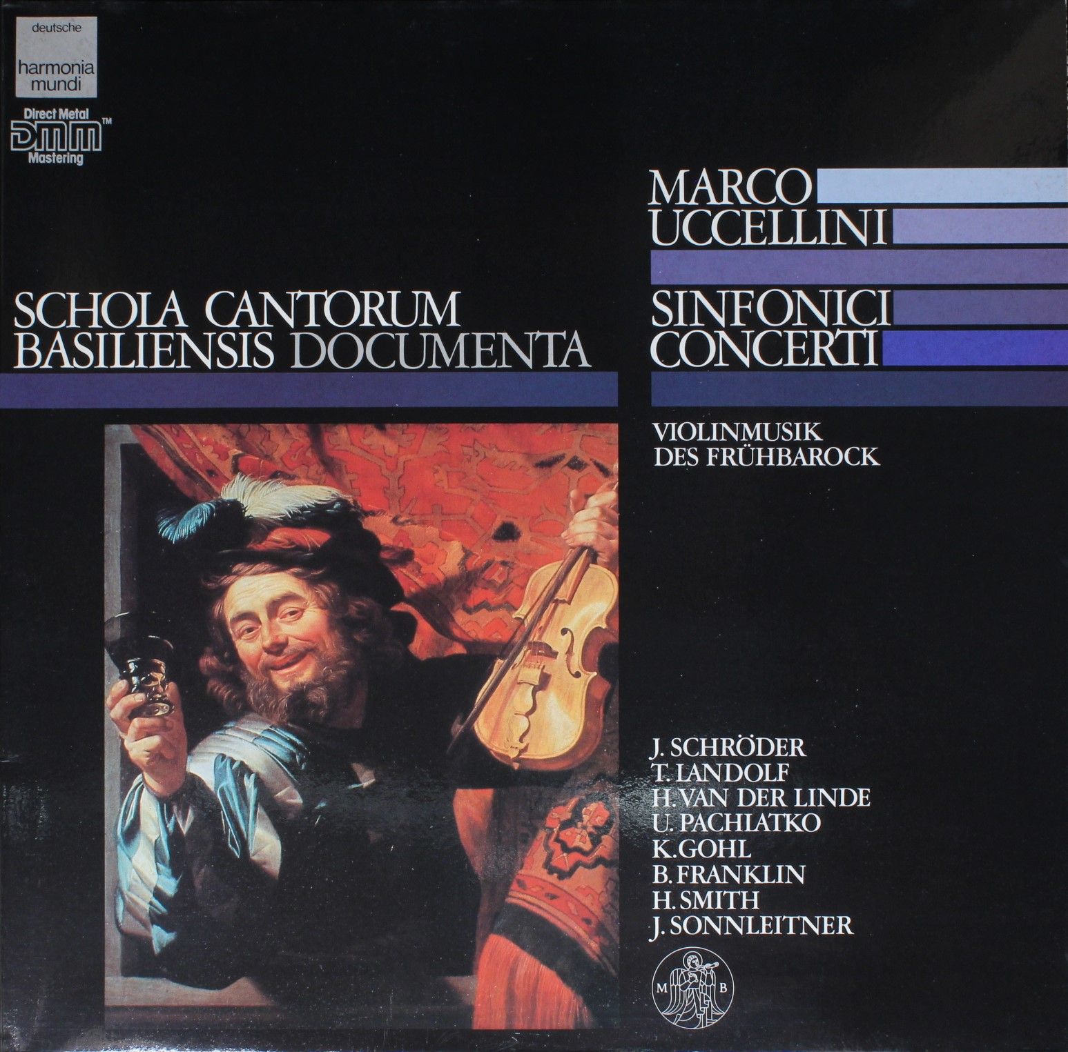 Deutsche Harmonia Mundi 1C 065 16 9534 1 - Marco Uccellini - Sin