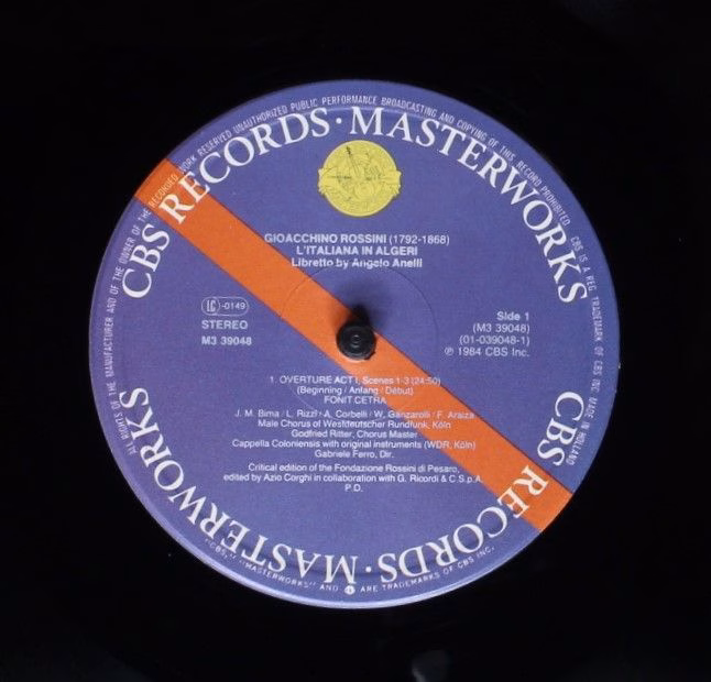 CBS Masterworks M3 39048 - Gioacchino Rossini - L'Italiana In Al - Image 6