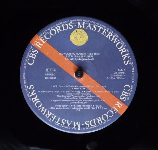 CBS Masterworks M3 39048 - Gioacchino Rossini - L'Italiana In Al - Image 8