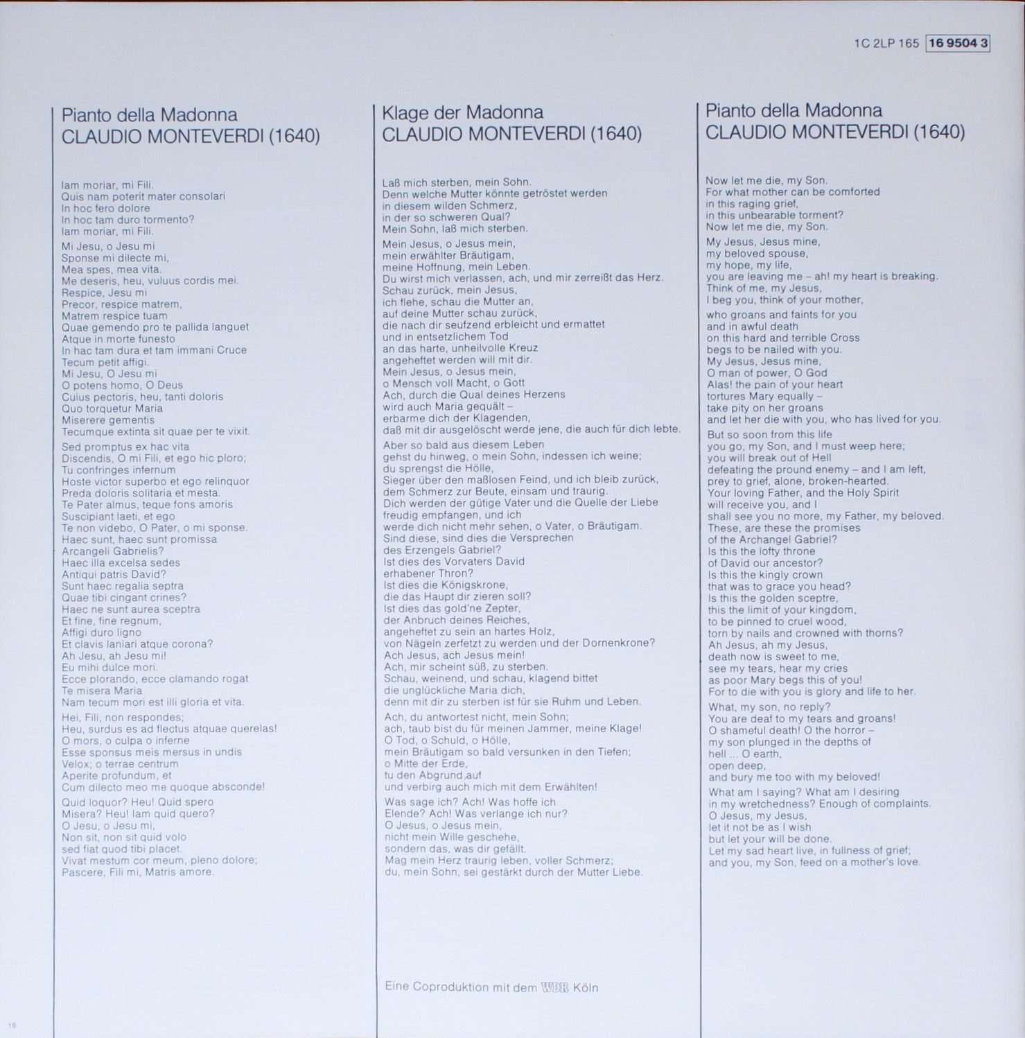 Deutsche Harmonia Mundi 1C 2LP 165 16 9504 3 - Various, The Cons - Image 4