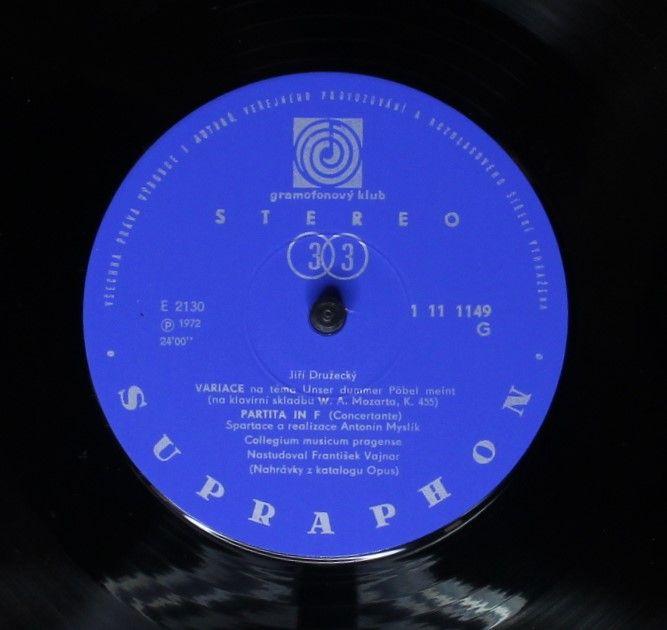 Supraphon 0 11 1149 - Jiří Družecký, Collegium Musicum Pragense - Image 3