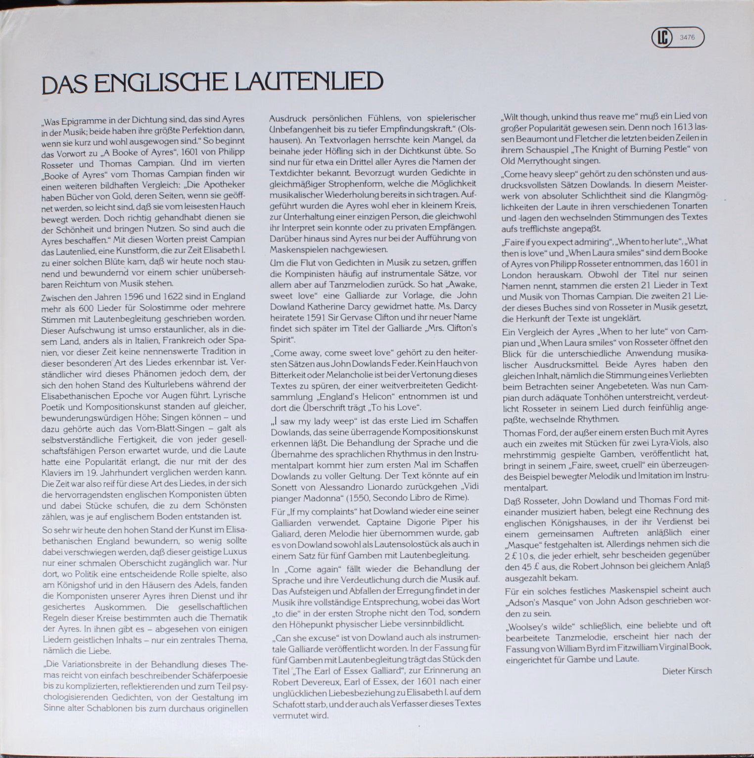FSM FSM 53540 AUL - Ensemble Musica Poetica - Englische Lautenli - Image 4