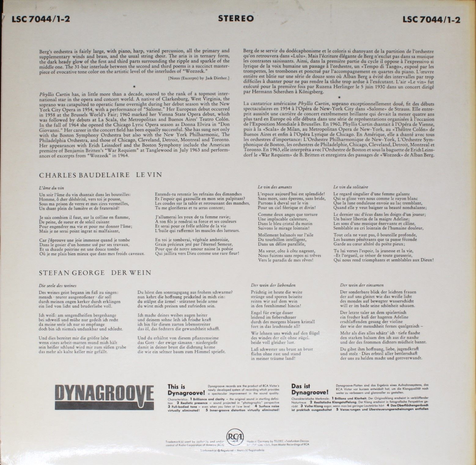 RCA Victor Red Seal LSC-7044/1-2 - Gustav Mahler, Boston Symphon - Image 2