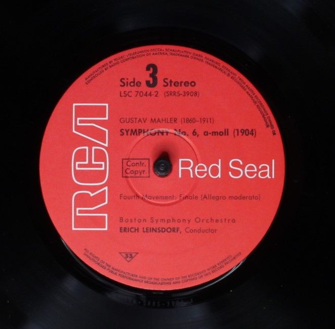 RCA Victor Red Seal LSC-7044/1-2 - Gustav Mahler, Boston Symphon - Image 7