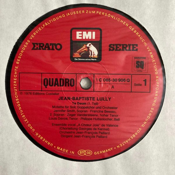 EMI C 065-30 906 - Jean-Baptiste Lully, Orchestre De Chambre Jea - Image 3