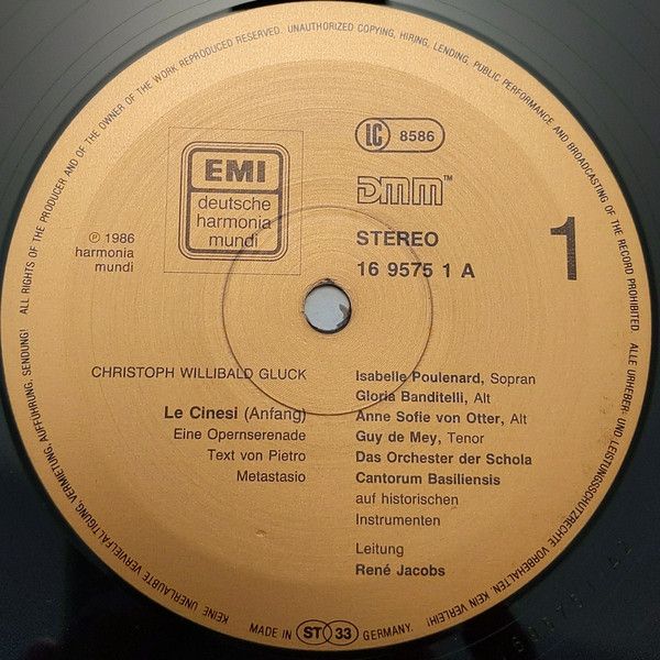 Deutsche Harmonia Mundi 065 EL 16 9575 1 - Christoph Willibald G - Image 3