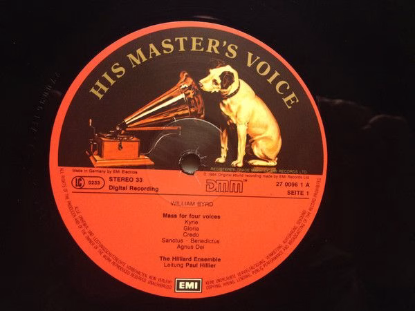 His Master's Voice Digital 27 0096 1 - William Byrd, The Hilliar - Image 4
