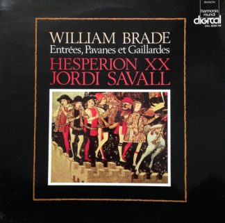 Deutsche Harmonia Mundi DHL 20397.98 - William Brade, Hespèrion