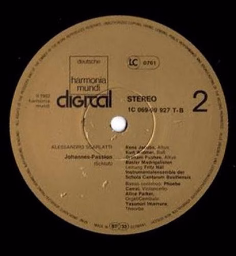 Deutsche Harmonia Mundi 1C 069-99 927 T - Alessandro Scarlatti, - Image 4