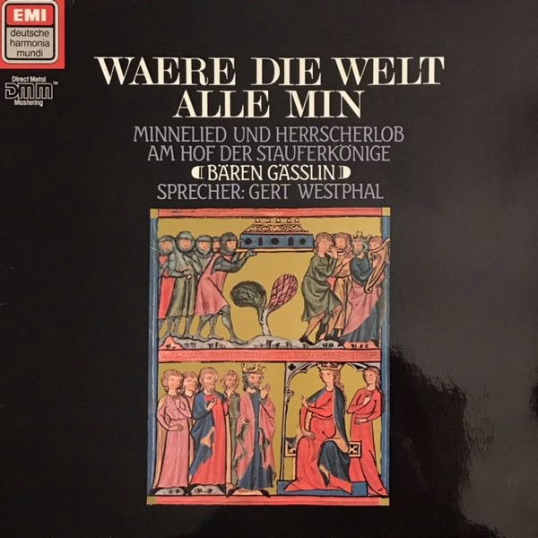 Deutsche Harmonia Mundi 16 9553 1 - Bären Gässlin, Gert Westphal