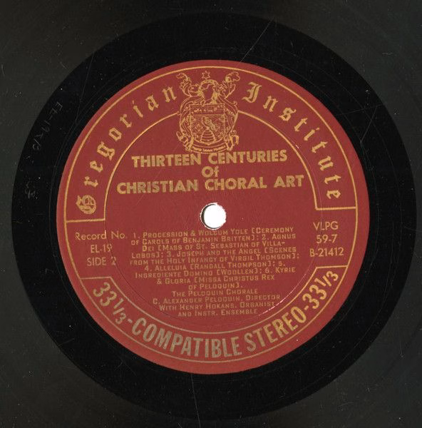 Gregorian Institute Of America EL-100 - The Peloquin Chorale, C. - Image 7